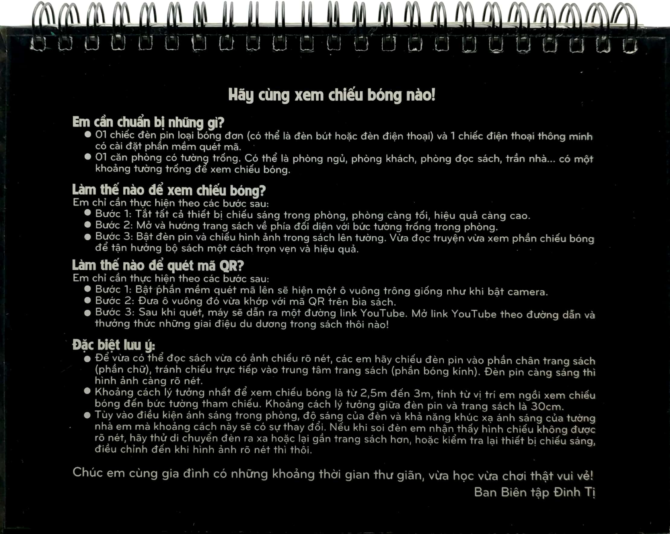 sách chiếu bóng - cinema book - rạp chiếu phim trong sách - thạch sanh