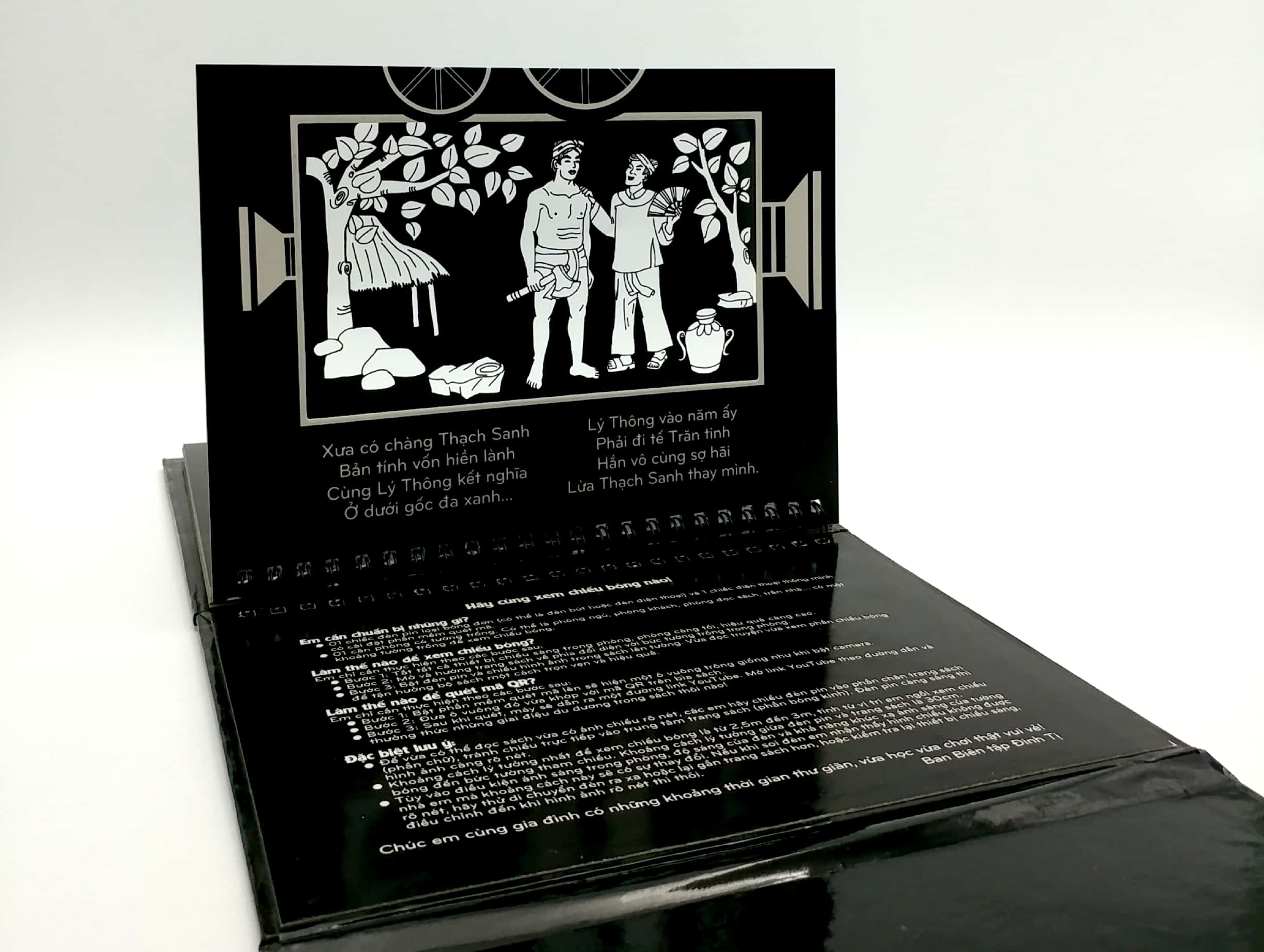 sách chiếu bóng - cinema book - rạp chiếu phim trong sách - thạch sanh