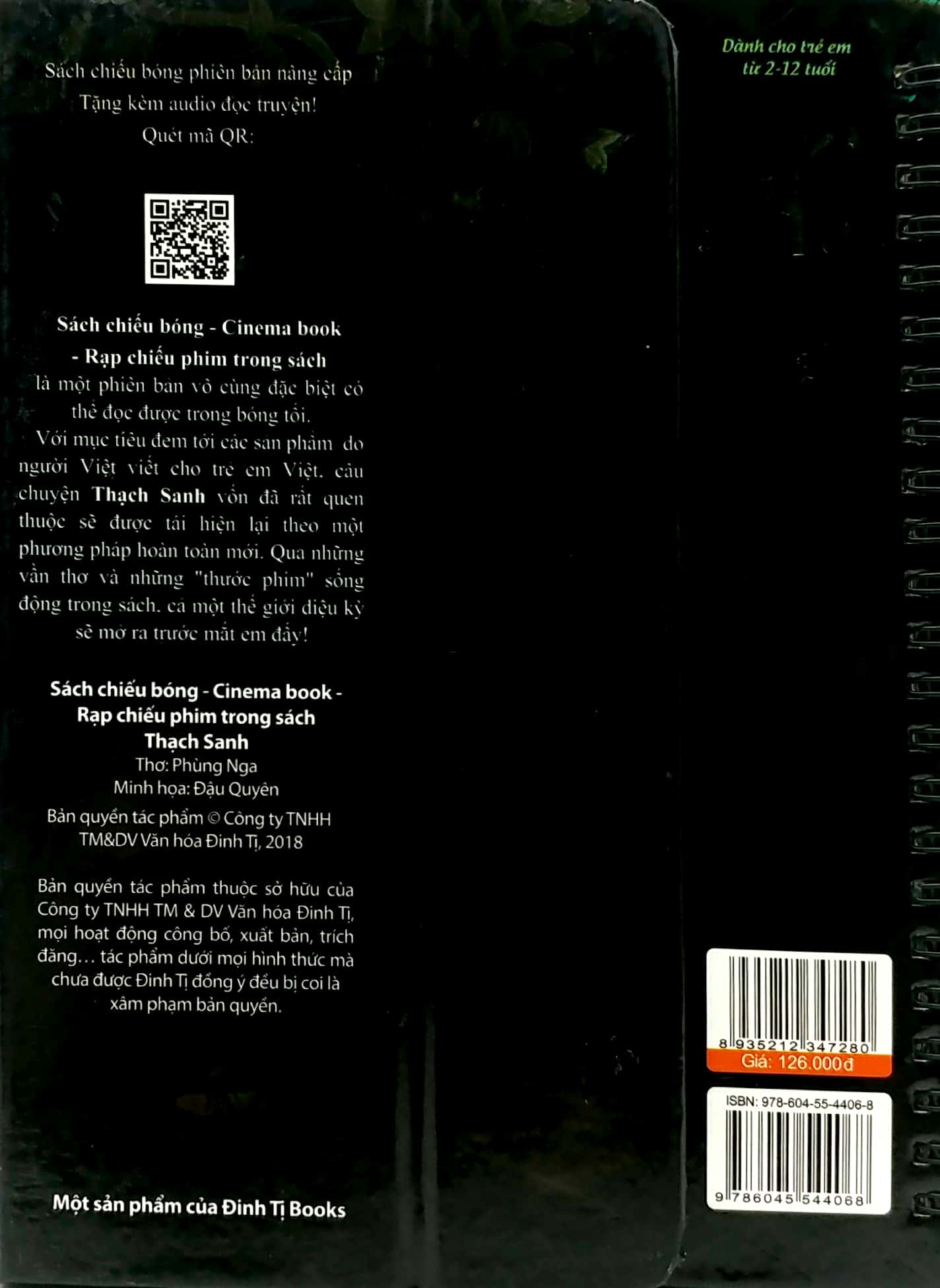 sách chiếu bóng - cinema book - rạp chiếu phim trong sách - thạch sanh