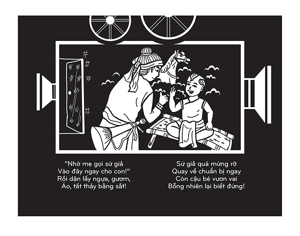 sách chiếu bóng - cinema book - rạp chiếu phim trong sách - thánh gióng