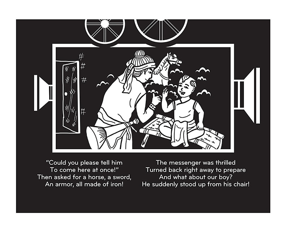 sách chiếu bóng - cinema book - rạp chiếu phim trong sách - thánh gióng