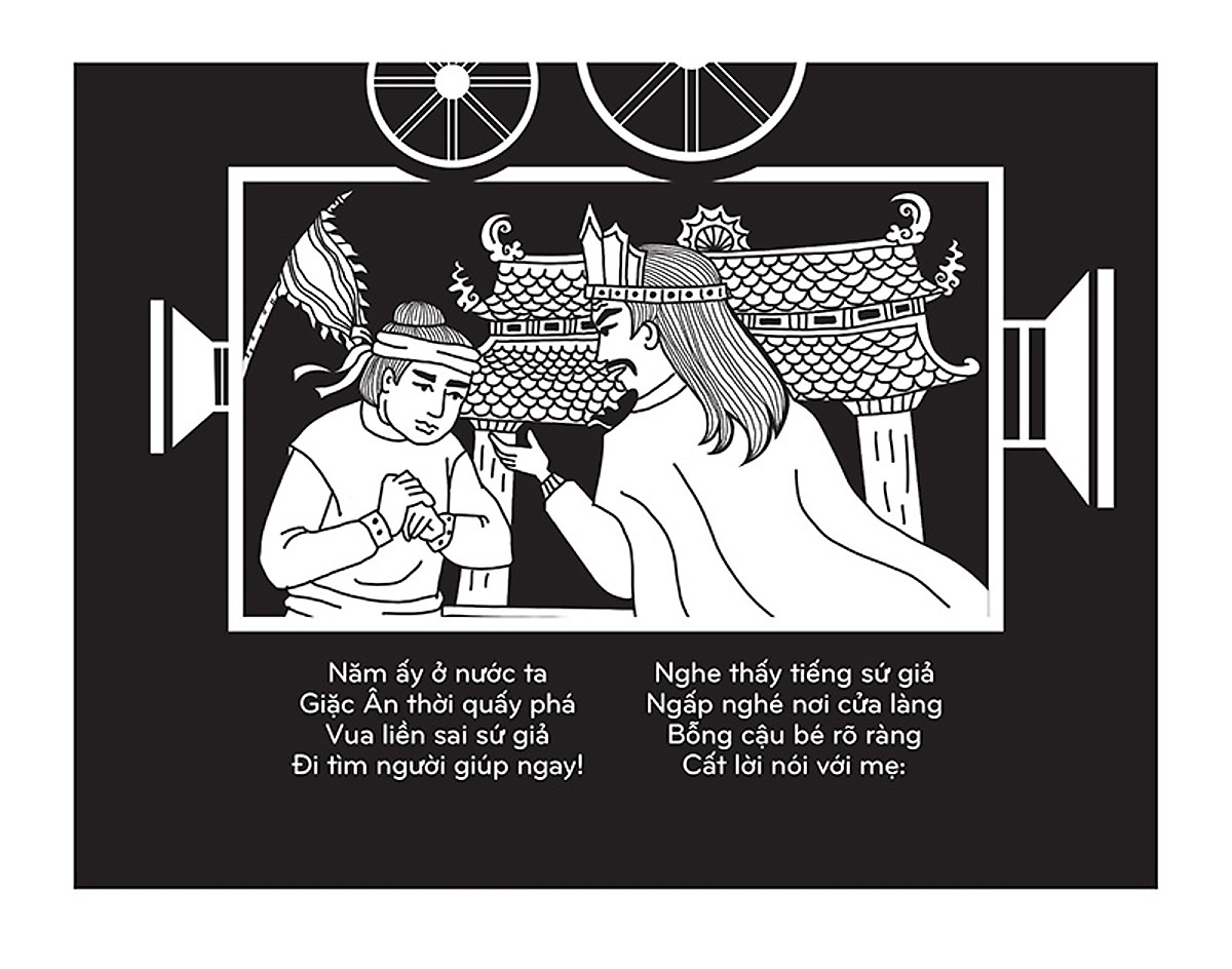 sách chiếu bóng - cinema book - rạp chiếu phim trong sách - thánh gióng