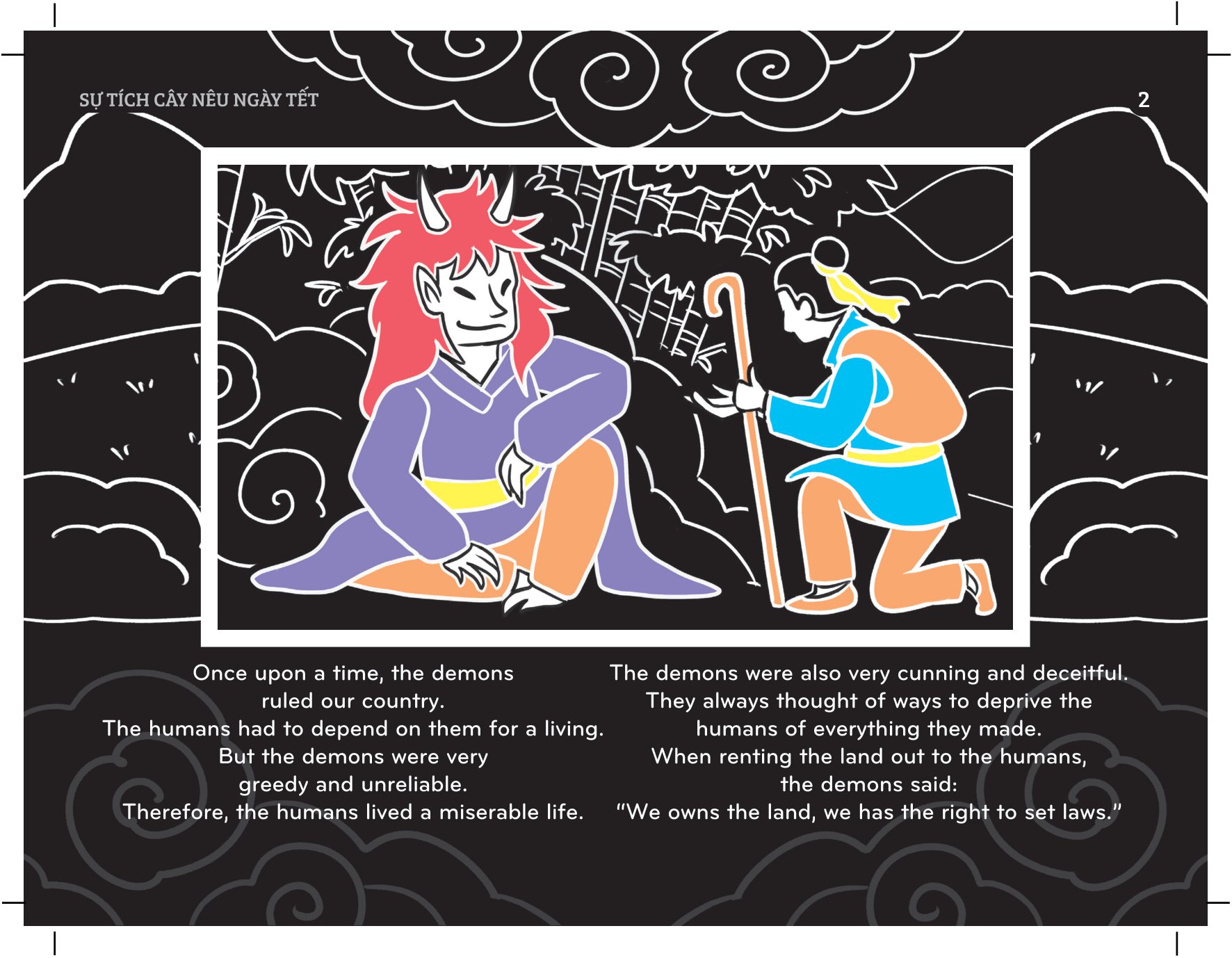 sách chiếu bóng thần kỳ - sự tích cây nêu ngày tết