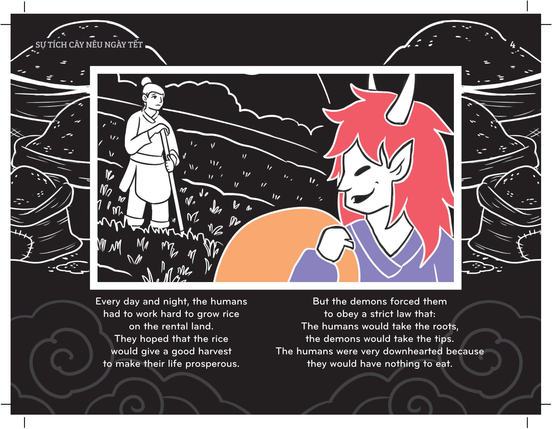 sách chiếu bóng thần kỳ - sự tích cây nêu ngày tết