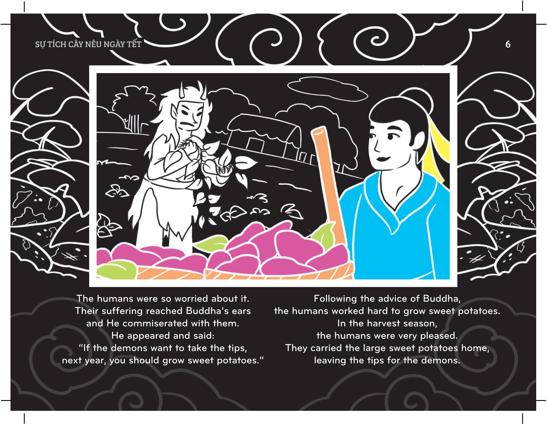 sách chiếu bóng thần kỳ - sự tích cây nêu ngày tết