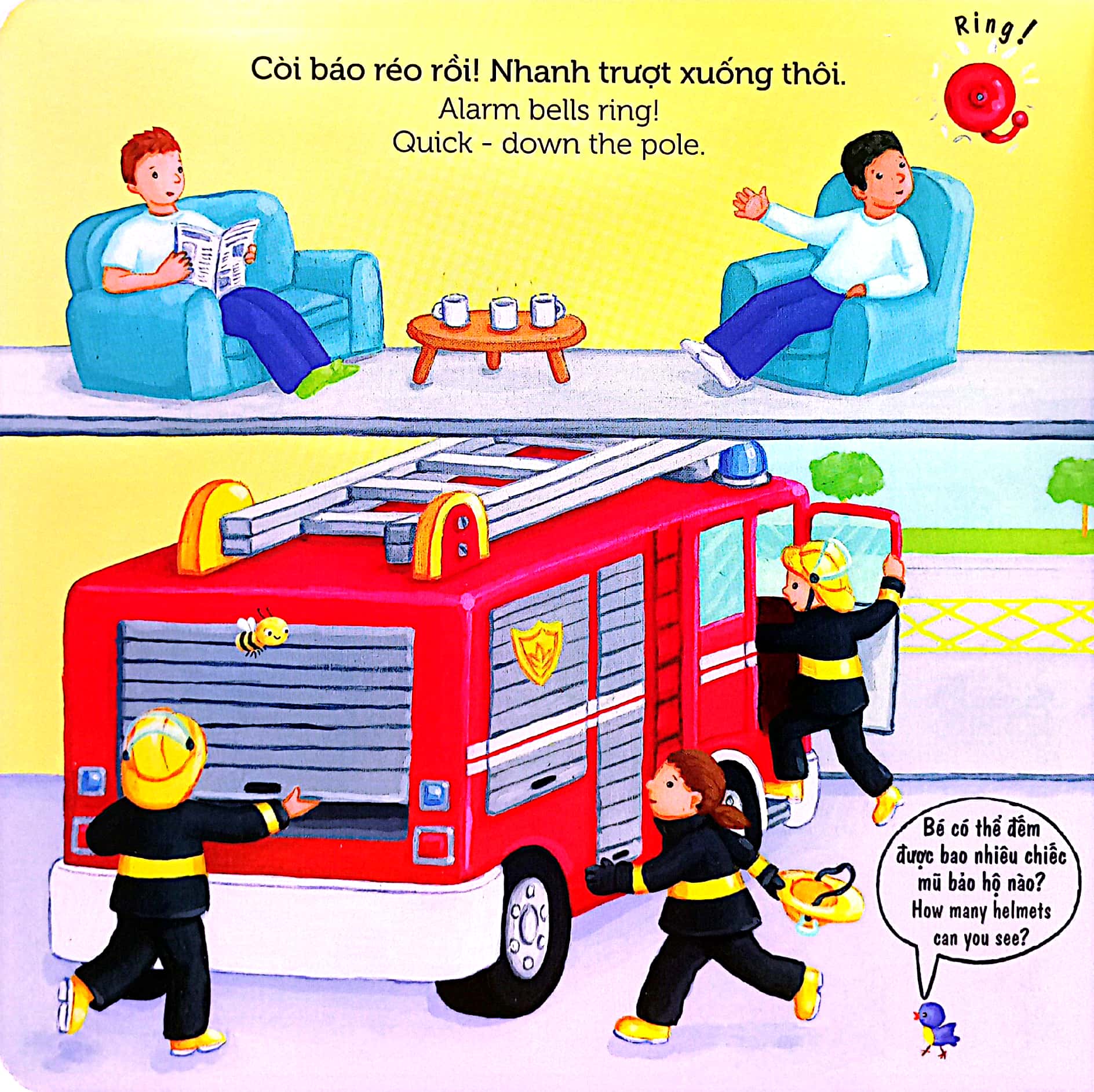 Sach Chuyen Dong - Busy - Fire Station - Tram Cuu Hoa