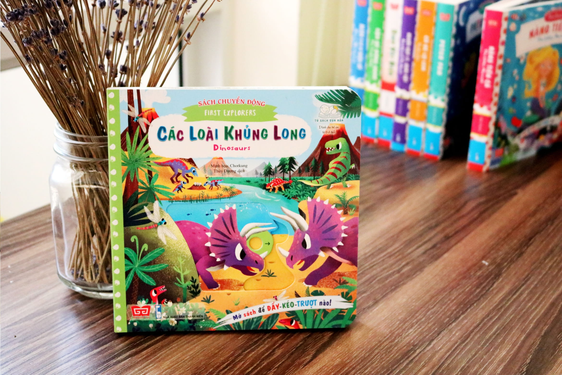 sách chuyển động - first explorers - dinosaurs - các loài khủng long