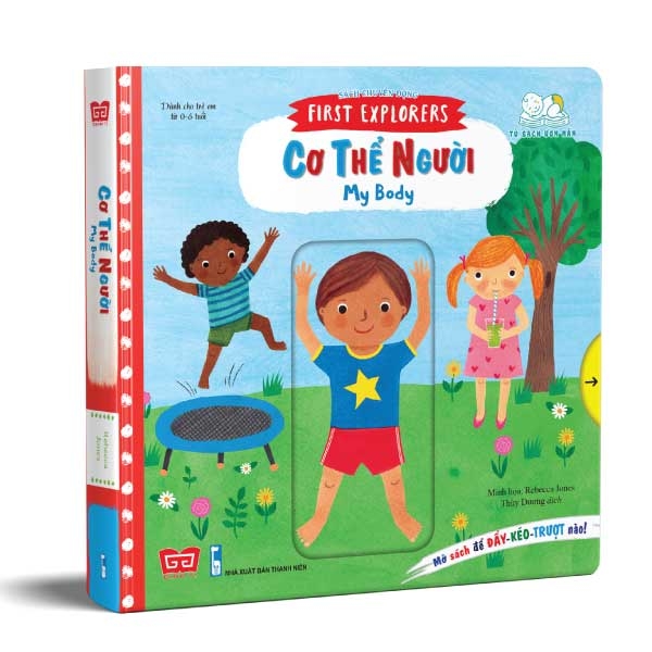 sách chuyển động - first explorers - my body - cơ thể người