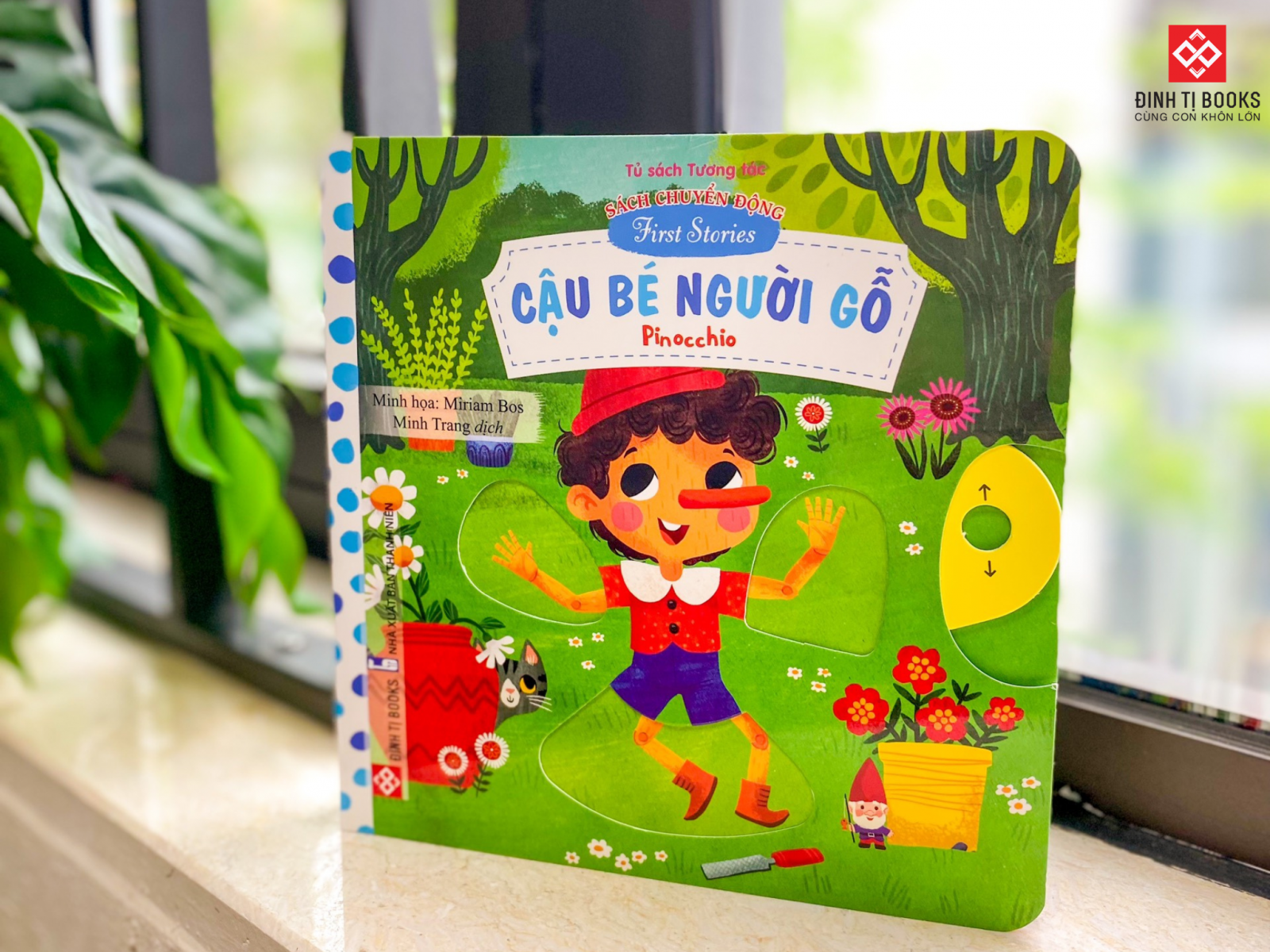 sách chuyển động - first stories - cậu bé người gỗ - pinocchio - bìa cứng