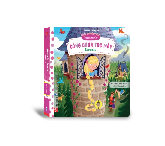 sách chuyển động - first stories - công chúa tóc mây - rapunzel - bìa cứng