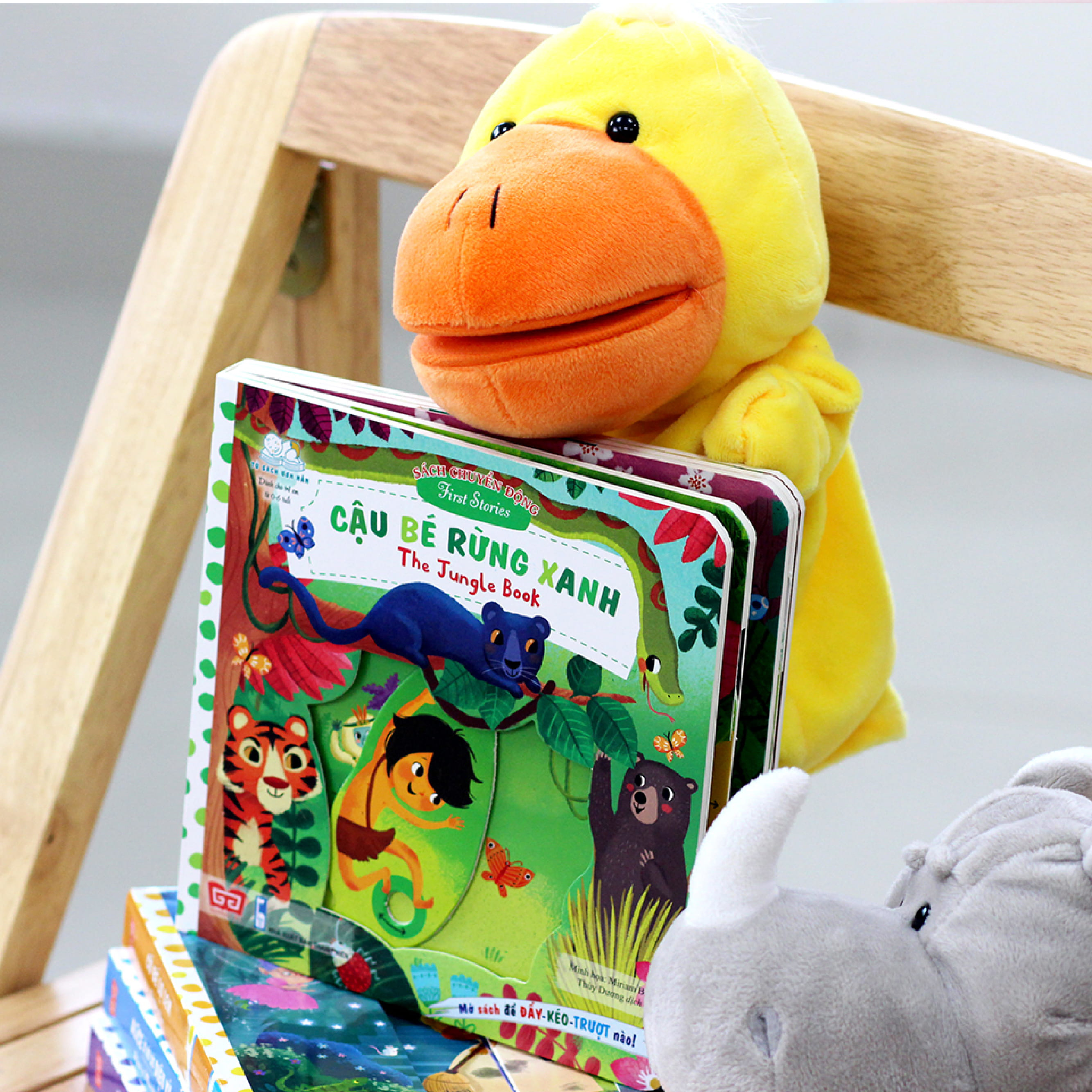 sách chuyển động - first stories - the jungle book - cậu bé rừng xanh