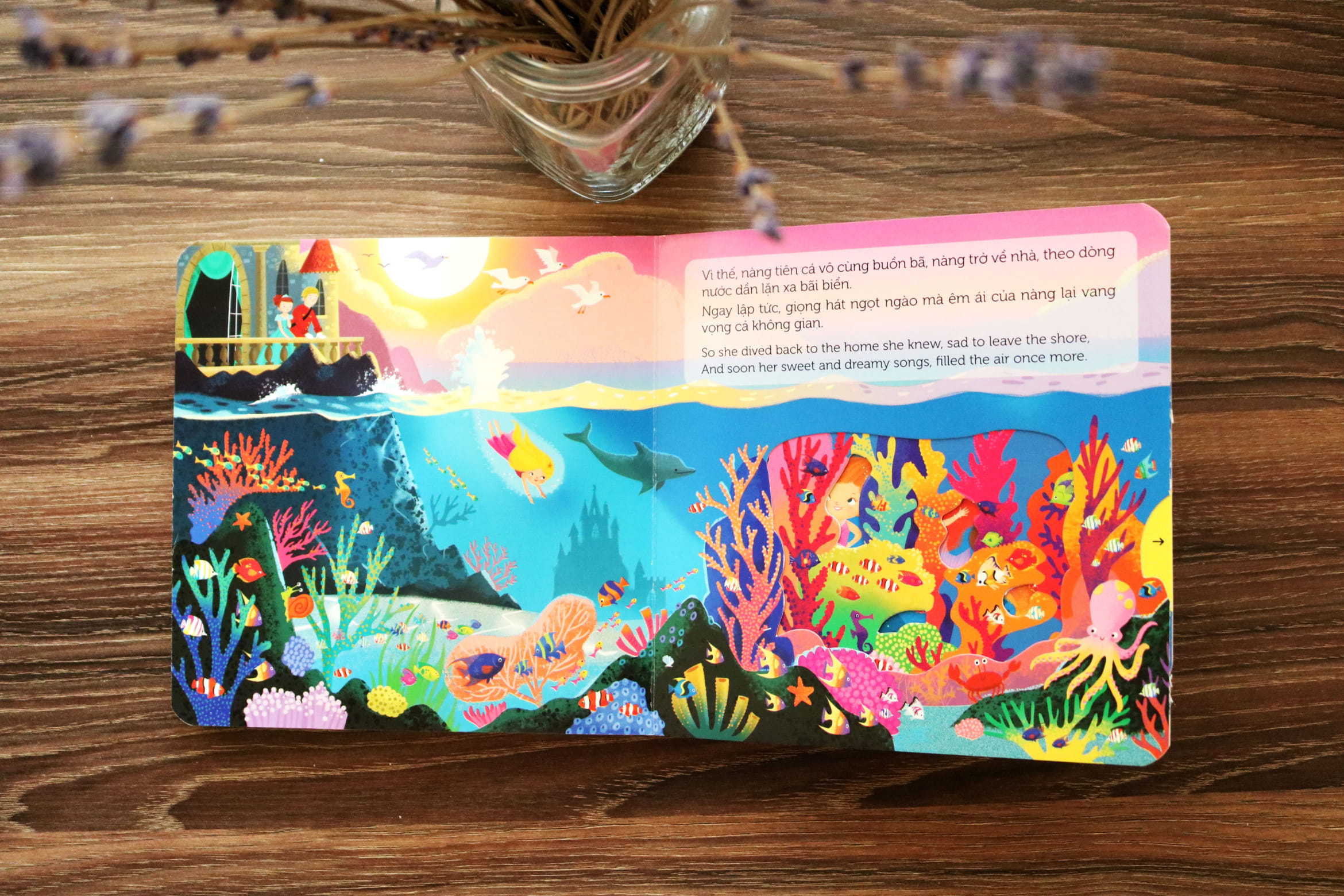 sách chuyển động - first stories - the little mermaid - nàng tiên cá