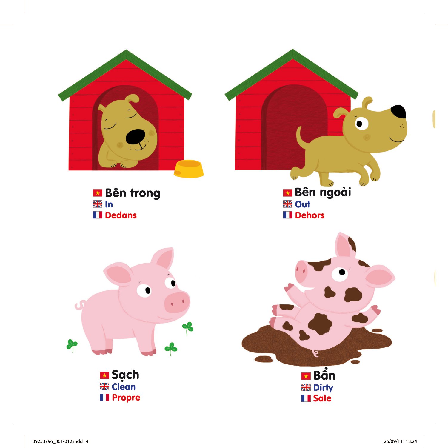 sách chuyển động thông minh đa ngữ việt - anh - pháp: các từ trái nghĩa - opposites - les contraires