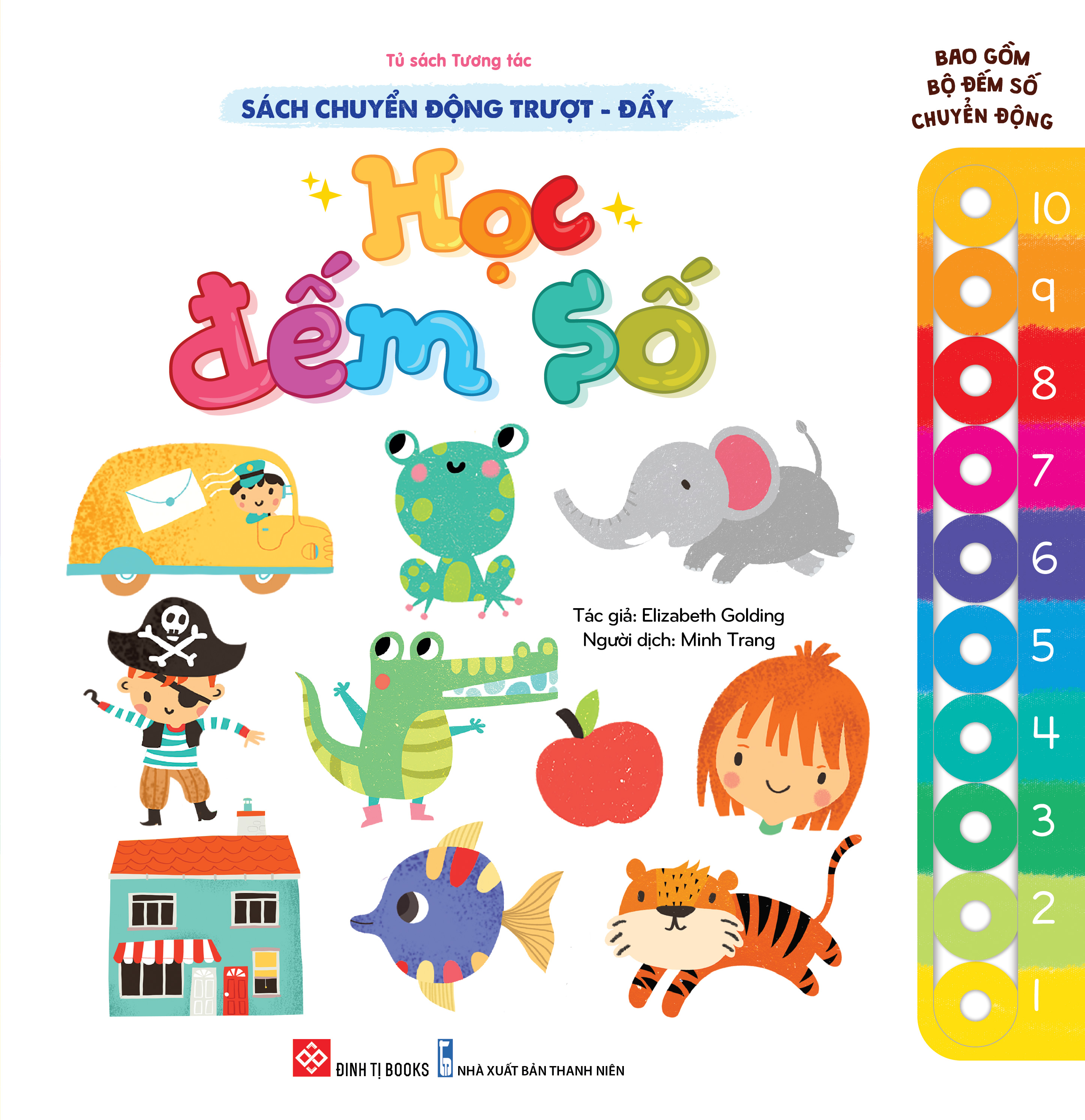 sách chuyển động trượt-đẩy - học đếm số - bìa cứng