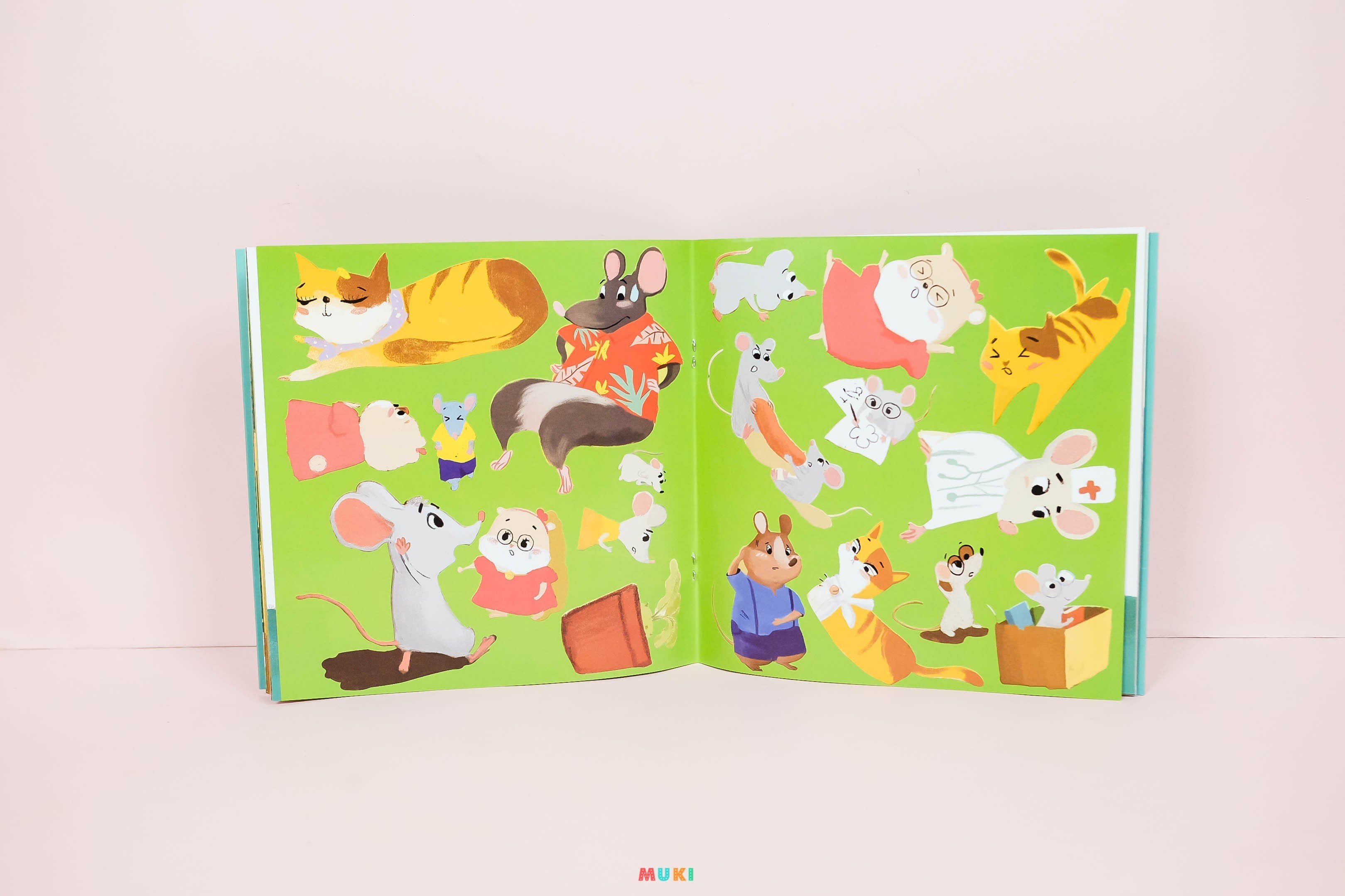 sách đa tương tác - có một truyện cổ mới cho bé: đeo chuông cổ mèo (dành cho bé 3-8 tuổi)