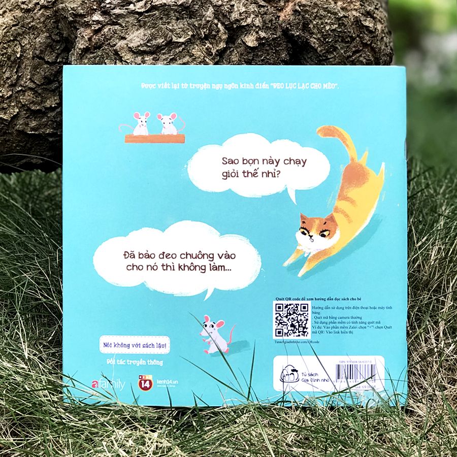 sách đa tương tác - có một truyện cổ mới cho bé: đeo chuông cổ mèo (dành cho bé 3-8 tuổi)