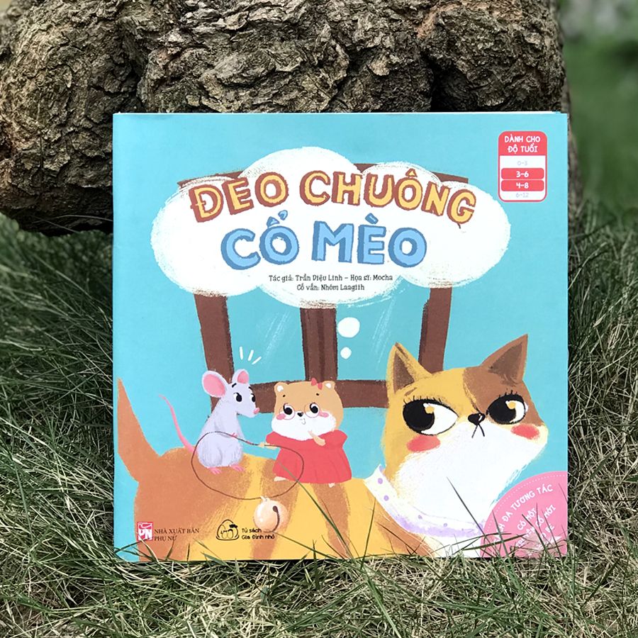 sách đa tương tác - có một truyện cổ mới cho bé: đeo chuông cổ mèo (dành cho bé 3-8 tuổi)