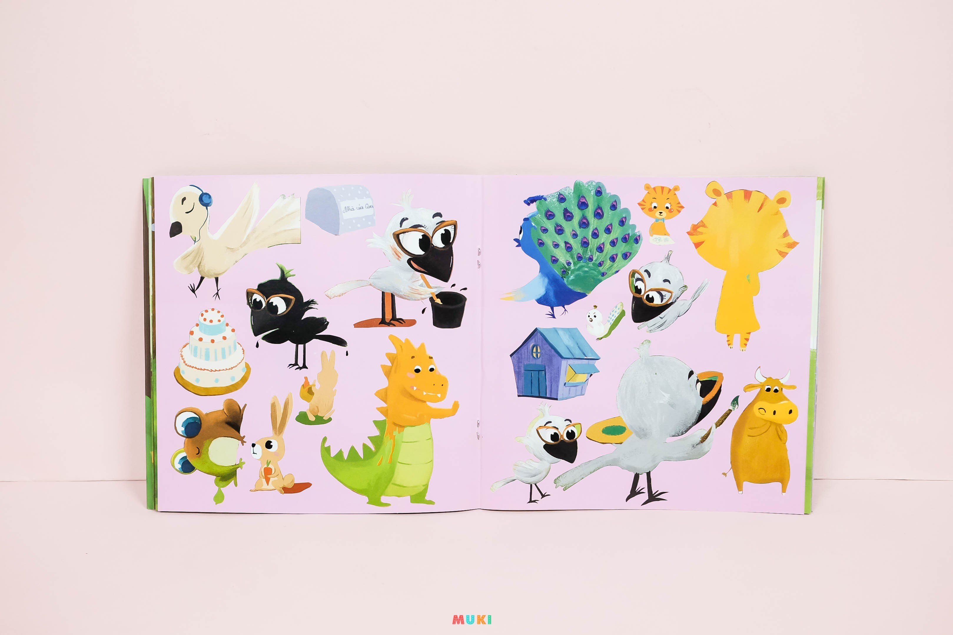 sách đa tương tác - có một truyện cổ mới cho bé: họa sĩ quạ công (dành cho bé 3-8 tuổi)