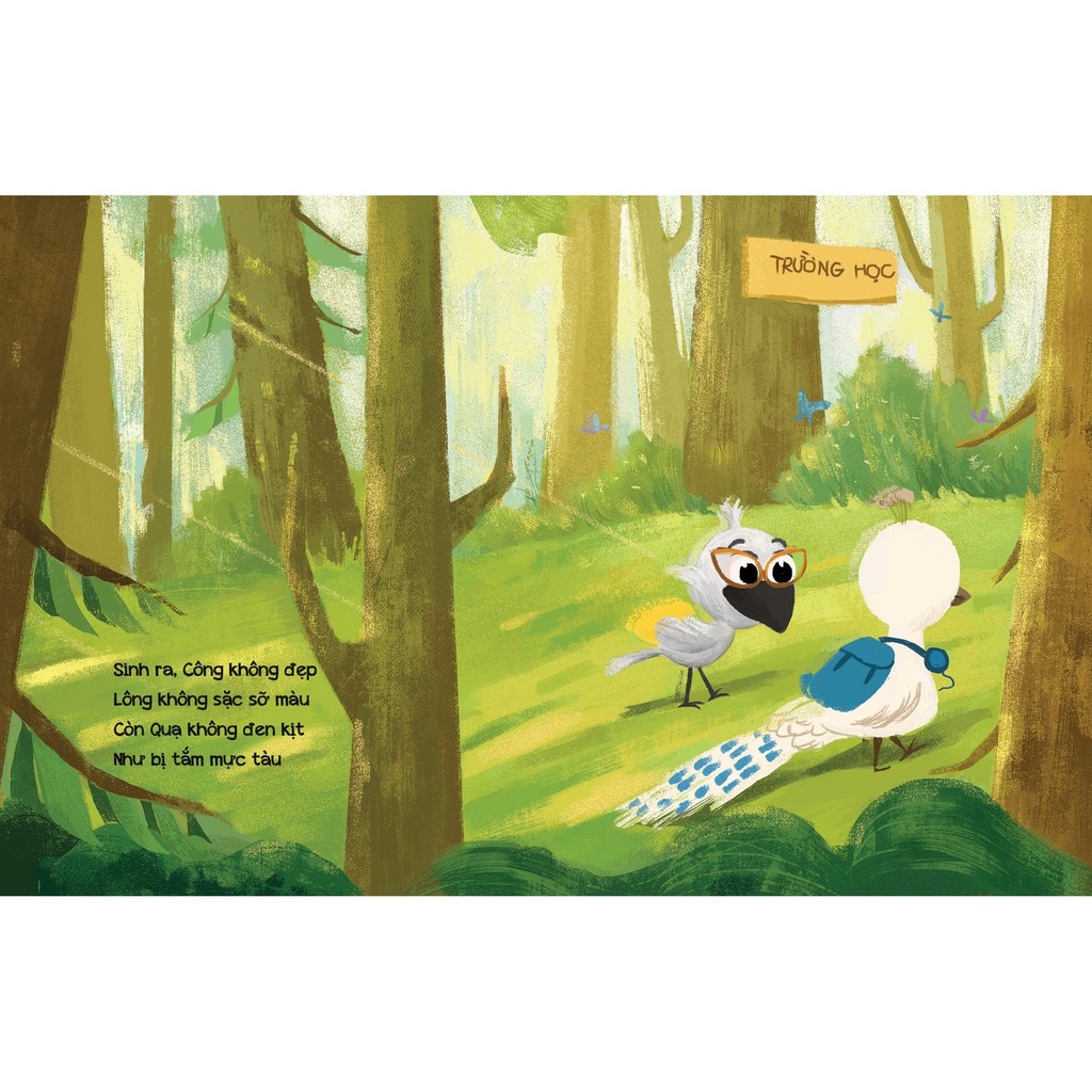 sách đa tương tác - có một truyện cổ mới cho bé: họa sĩ quạ công (dành cho bé 3-8 tuổi)