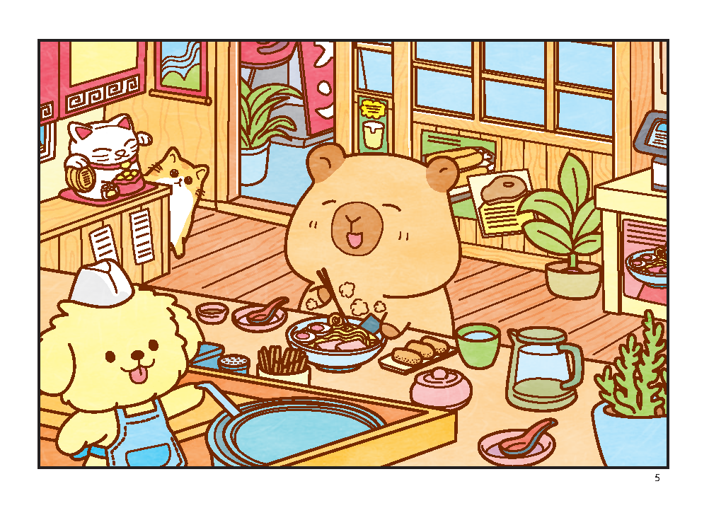 Sach Dan Hinh - Capy Va Cong Vien Giai Tri