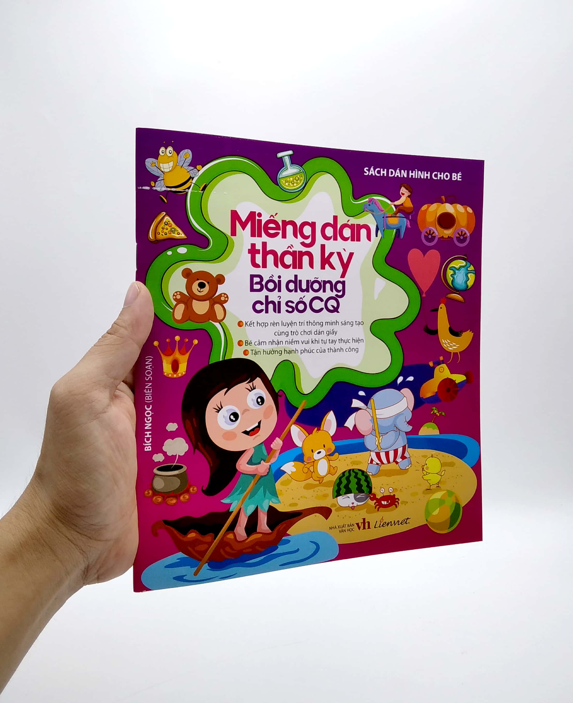 sách dán hình cho bé - miếng dán thần kỳ - bồi dưỡng chỉ số cq