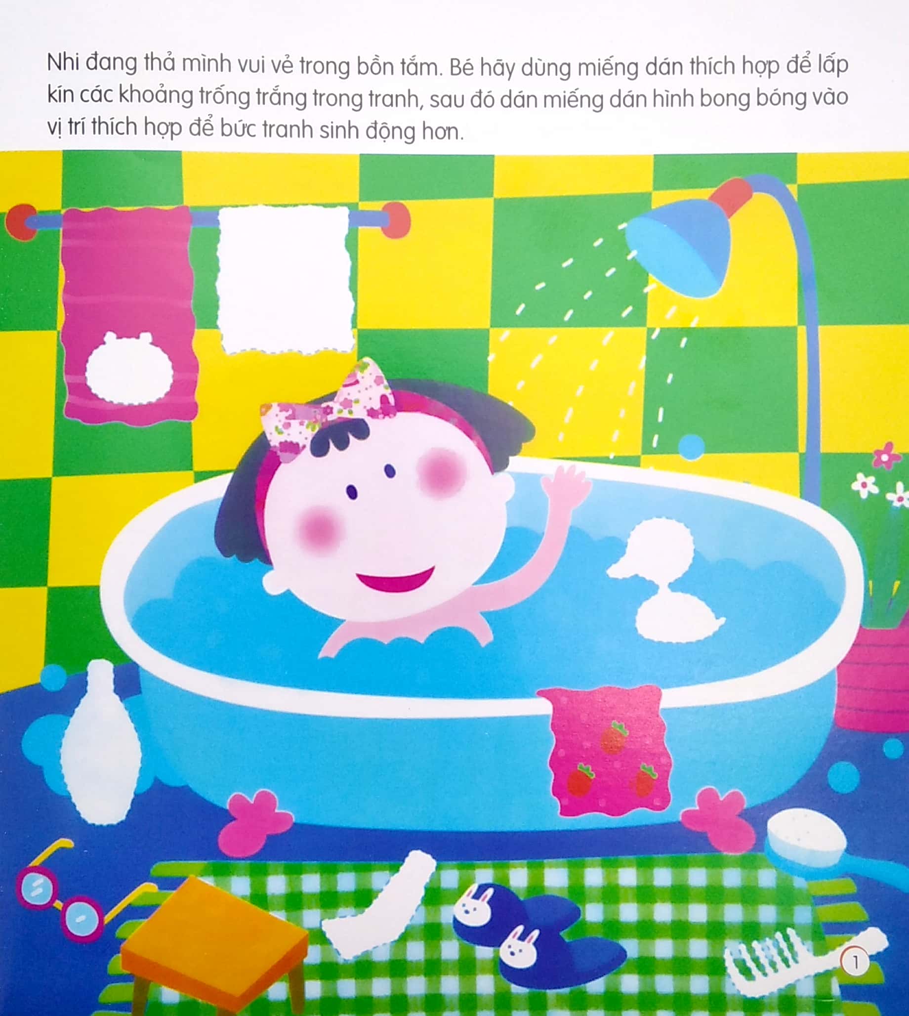 sách dán hình cho bé - miếng dán thần kỳ - bồi dưỡng chỉ số eq