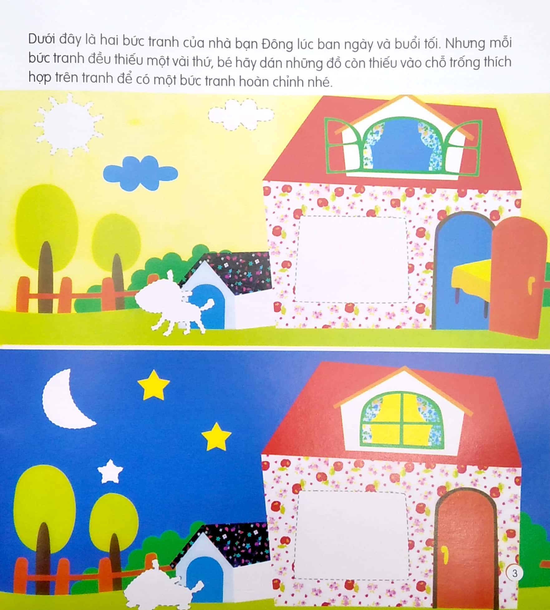 sách dán hình cho bé - miếng dán thần kỳ - bồi dưỡng chỉ số eq