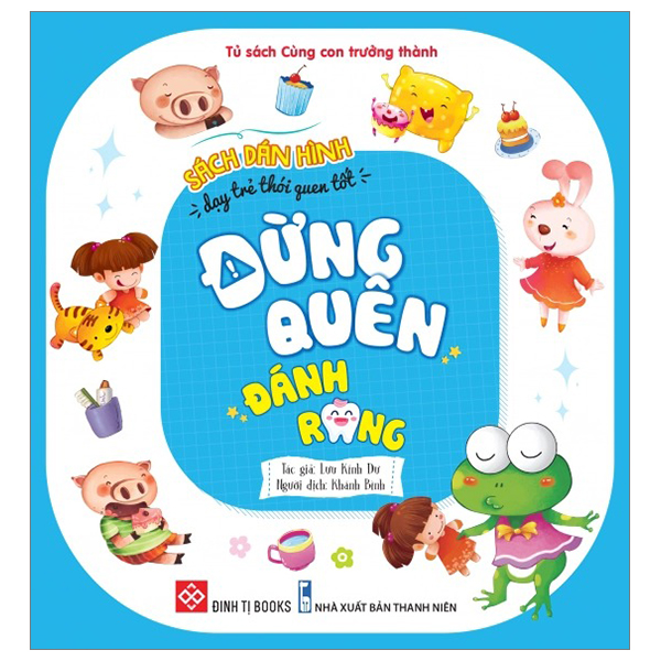 sách dán hình dạy trẻ thói quen tốt - đừng quên đánh răng