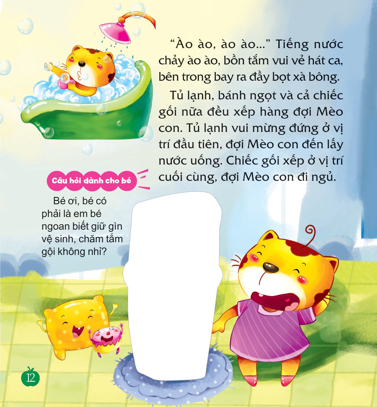 sách dán hình dạy trẻ thói quen tốt - đừng quên đánh răng