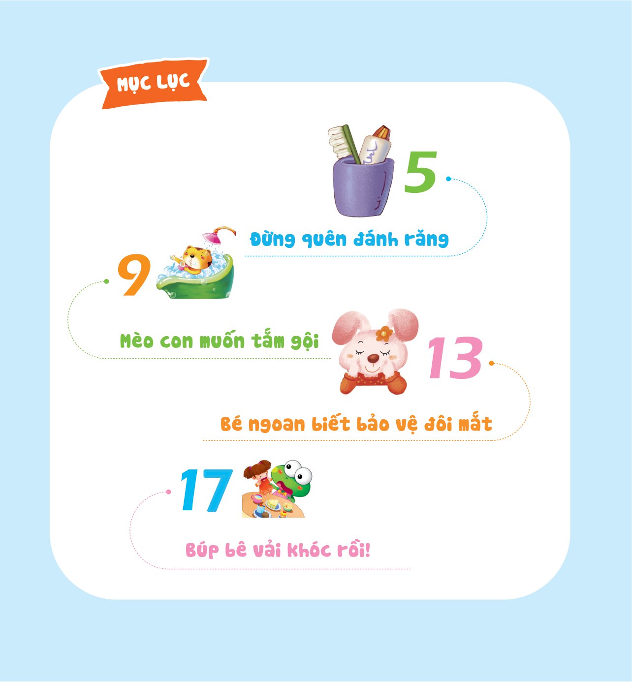 sách dán hình dạy trẻ thói quen tốt - đừng quên đánh răng