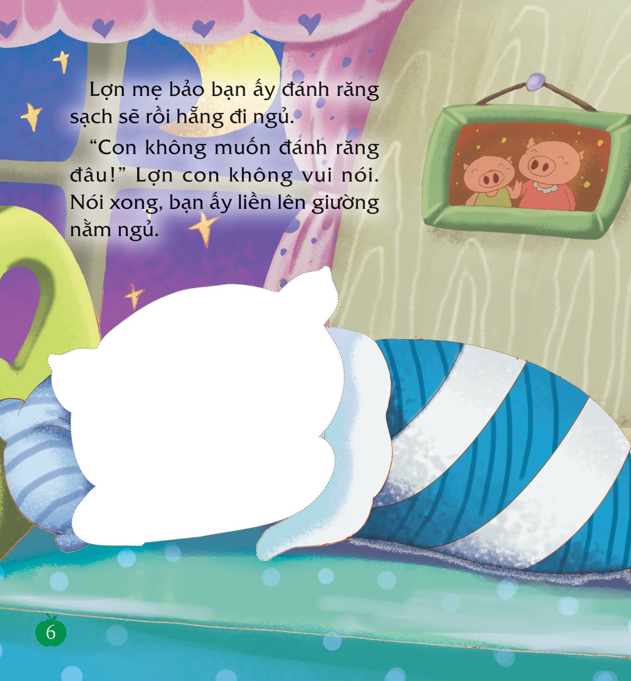 sách dán hình dạy trẻ thói quen tốt - đừng quên đánh răng