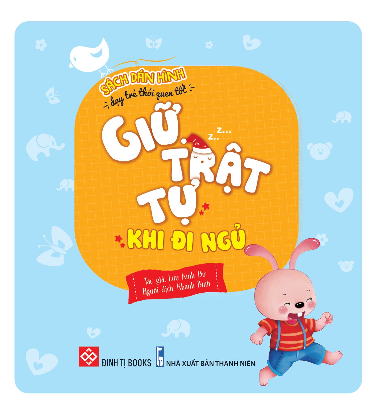 sách dán hình dạy trẻ thói quen tốt - giữ trật tự khi đi ngủ