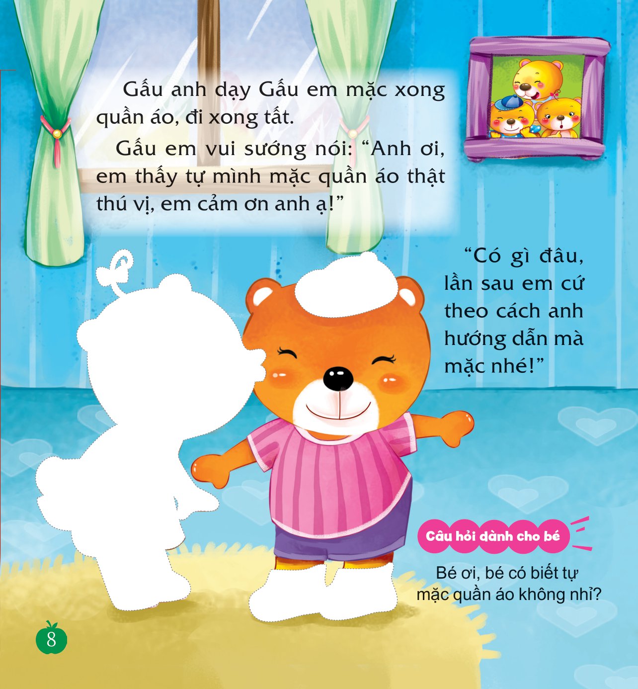 sách dán hình dạy trẻ thói quen tốt - tớ biết tự mặc quần áo