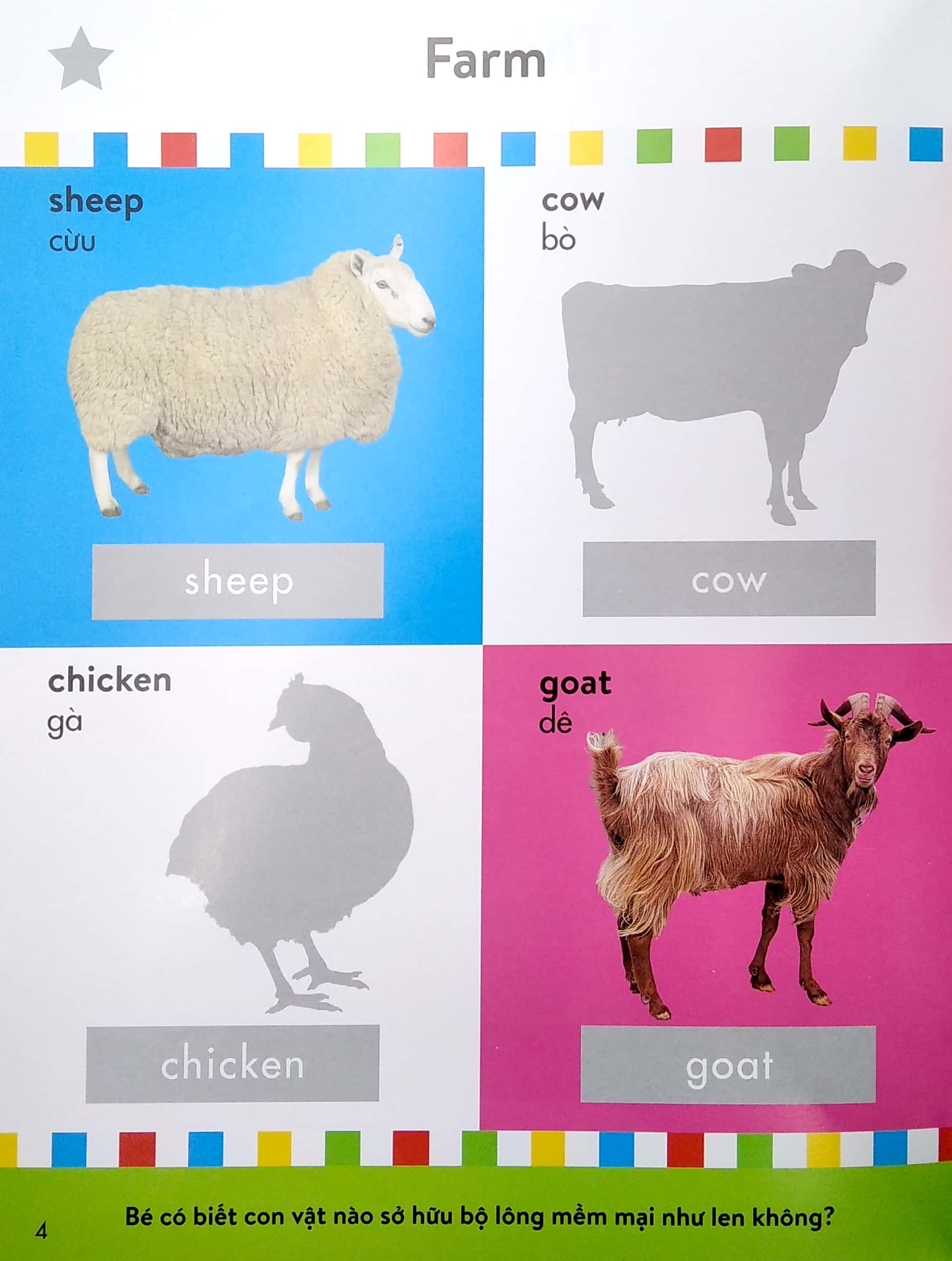 sách dán hình thông minh - 100 loài động vật đầu tiên của bé