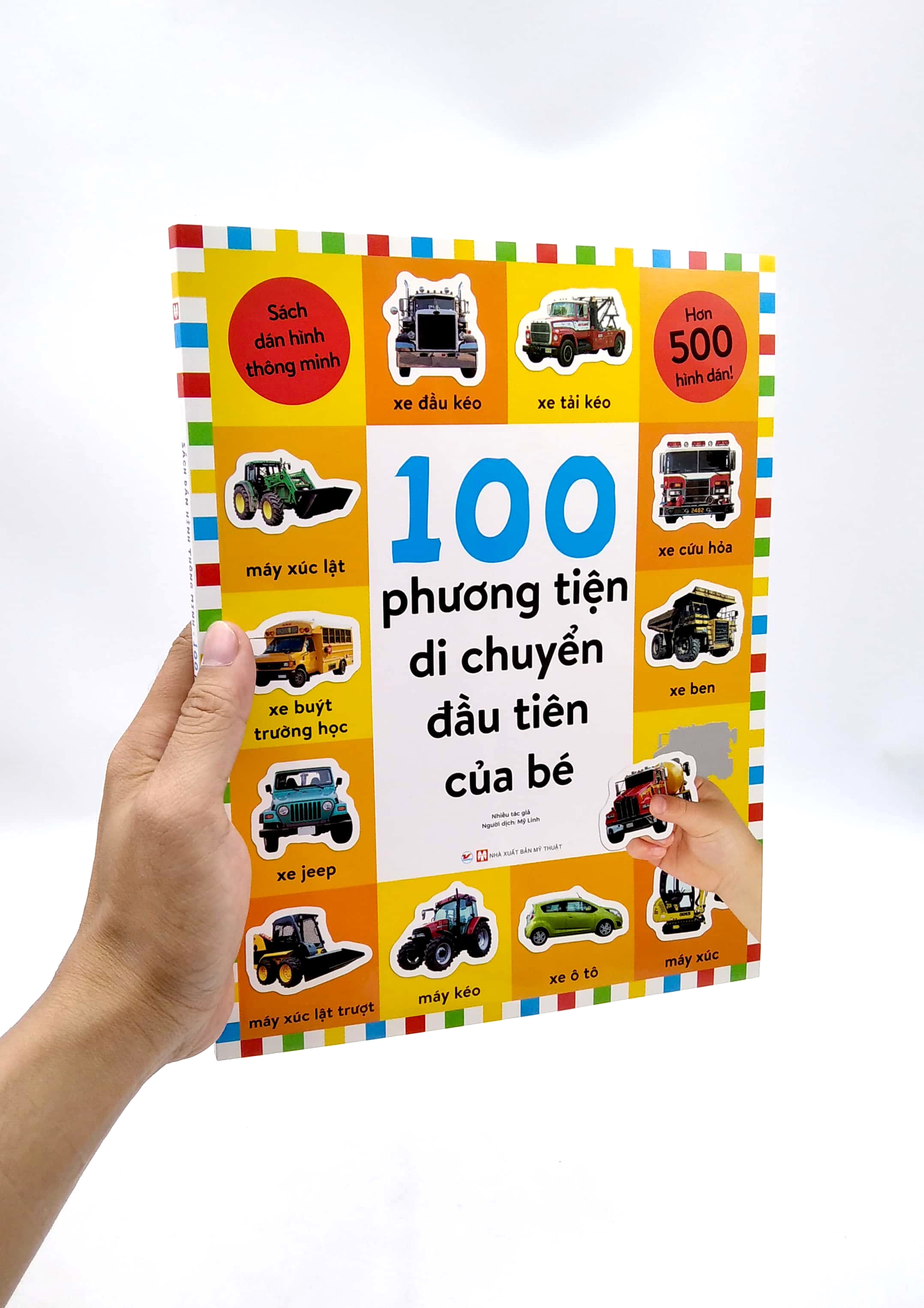 sách dán hình thông minh - 100 phương tiện di chuyển đầu tiên của bé