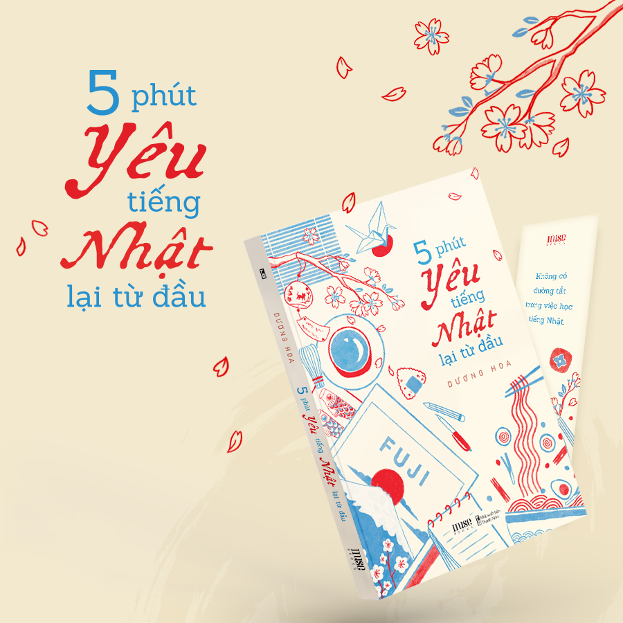 [Sách Đồng Giá 30K] 5 Phút Yêu Tiếng Nhật Lại Từ Đầu