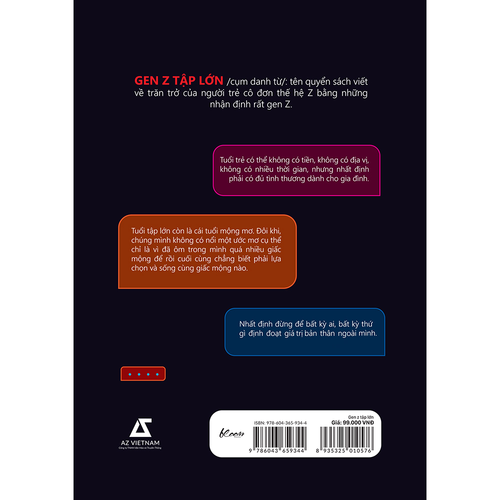 [Sách Đồng Giá 40K] Gen Z Tập Lớn