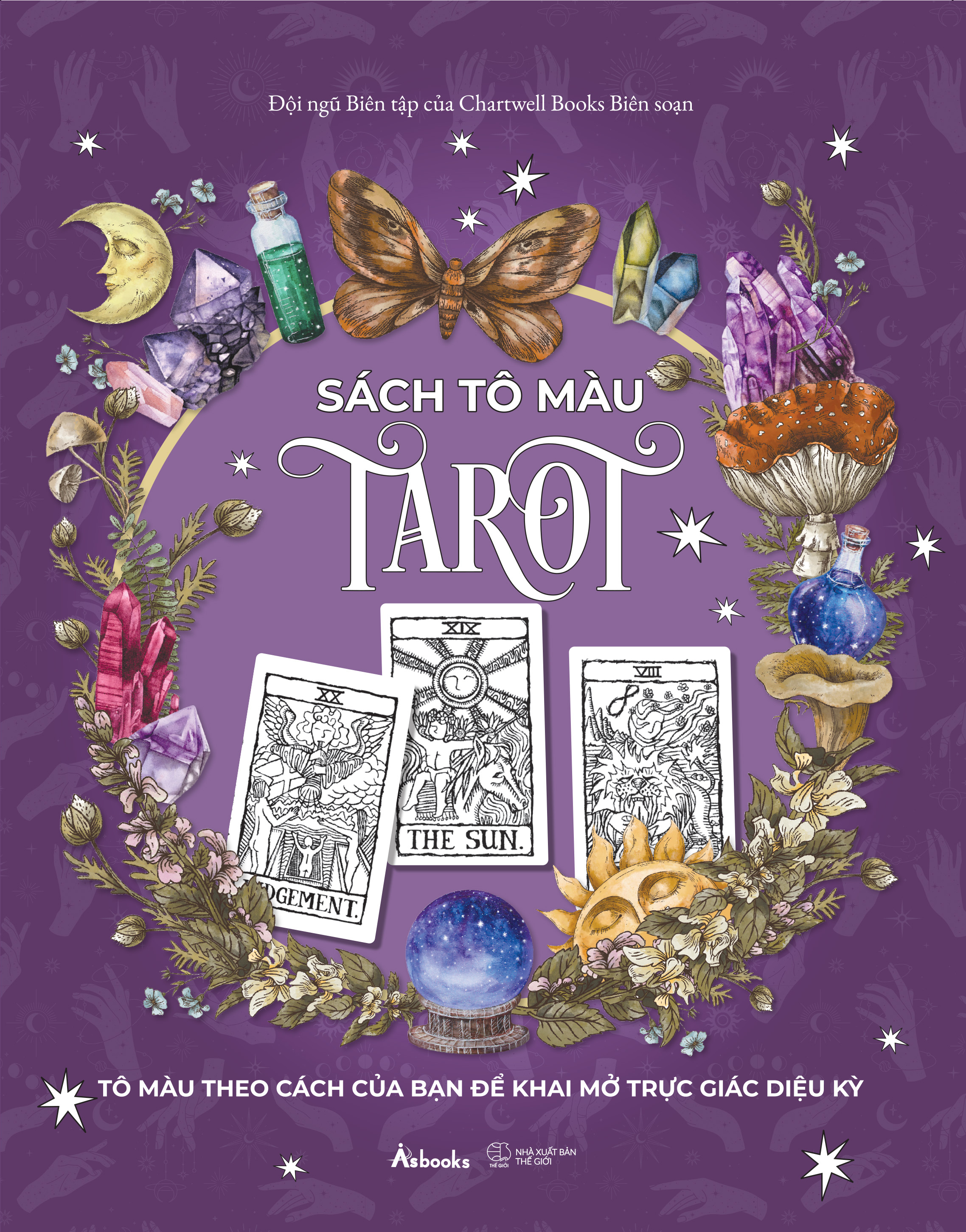 [Sách Đồng Giá 50K] Tô Màu Tarot - Tô Màu Theo Cách Của Bạn Để Khai Mở Trực Giác Diệu Kỳ
