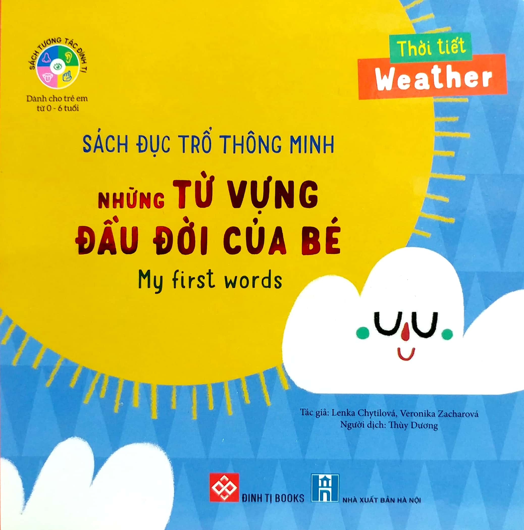 sách đục trổ thông minh - những từ vựng đầu đời của bé - my first words - thời tiết - weather