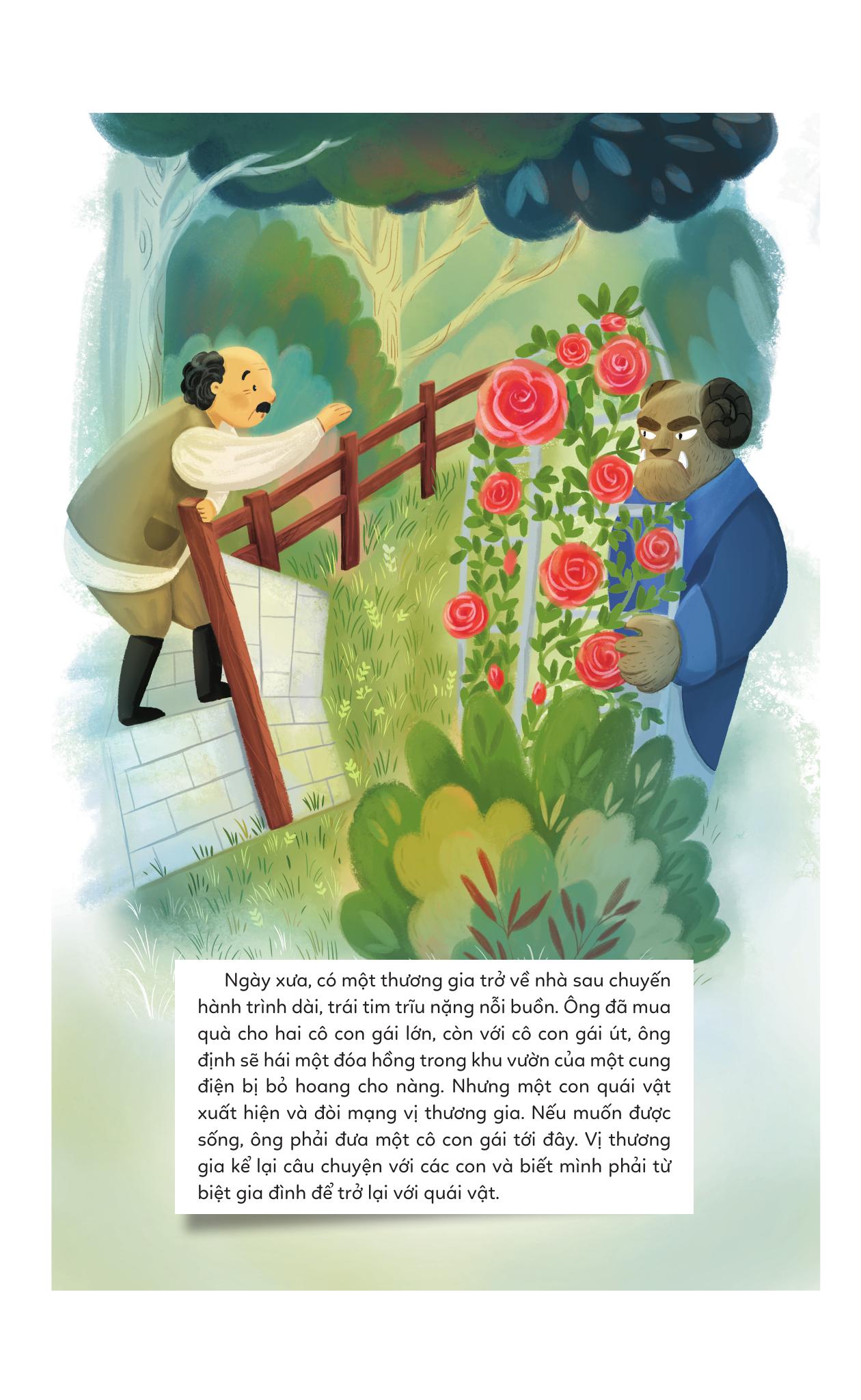 Sach Dung Hinh 3D - Nhung Cau Chuyen Co Tich Hay Nhat - Nguoi Dep Va Quai Vat - Bia Cung