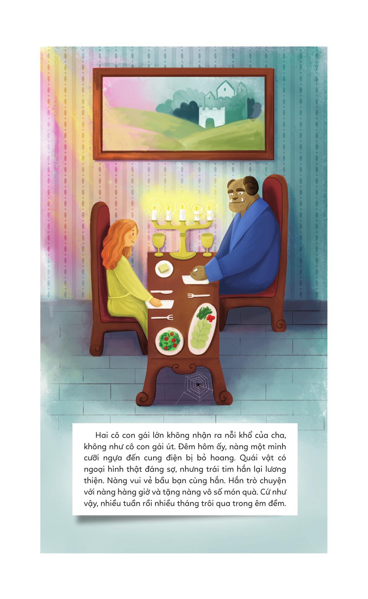 Sach Dung Hinh 3D - Nhung Cau Chuyen Co Tich Hay Nhat - Nguoi Dep Va Quai Vat - Bia Cung