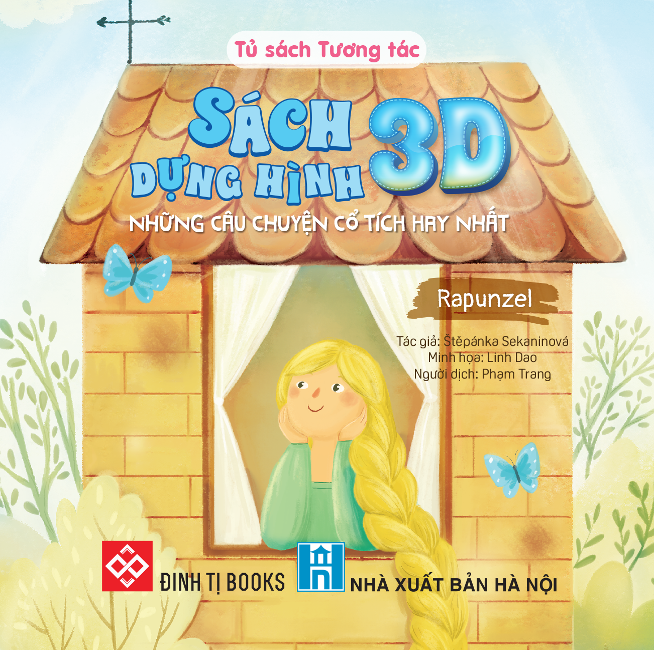 Sach Dung Hinh 3D - Nhung Cau Chuyen Co Tich Hay Nhat - Rapunzel - Bia Cung