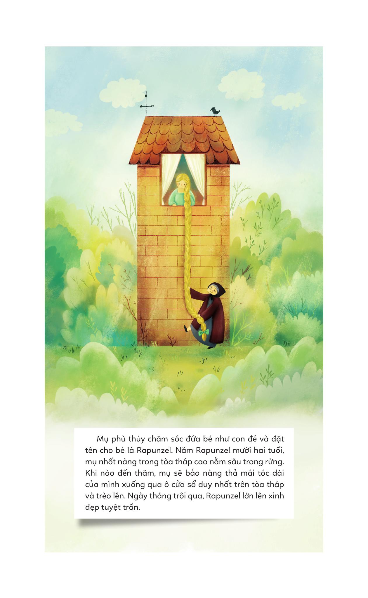 Sach Dung Hinh 3D - Nhung Cau Chuyen Co Tich Hay Nhat - Rapunzel - Bia Cung