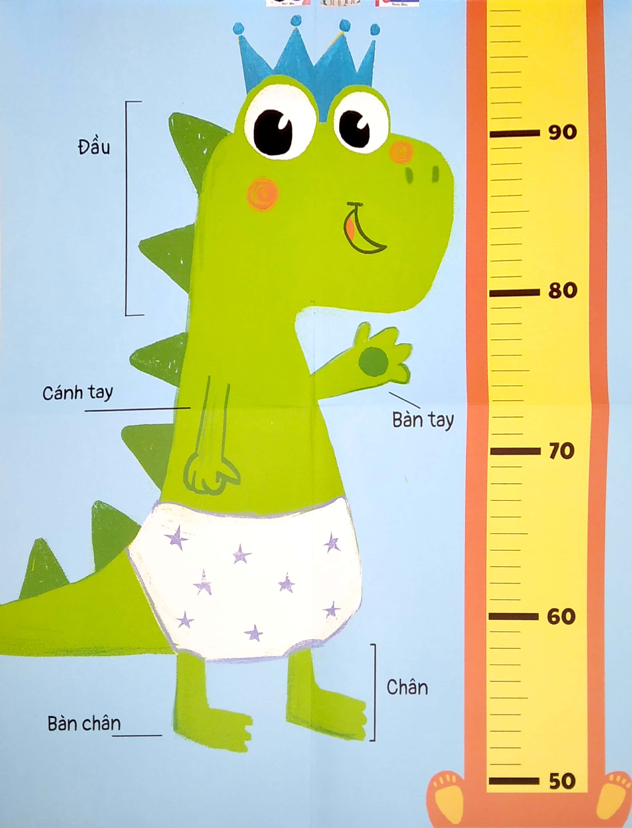 sách ehon - khủng long nhỏ - cái bô bỏ bỉm, bỏ bỉm! (hộp sách + puzzle + thước đo chiều cao)