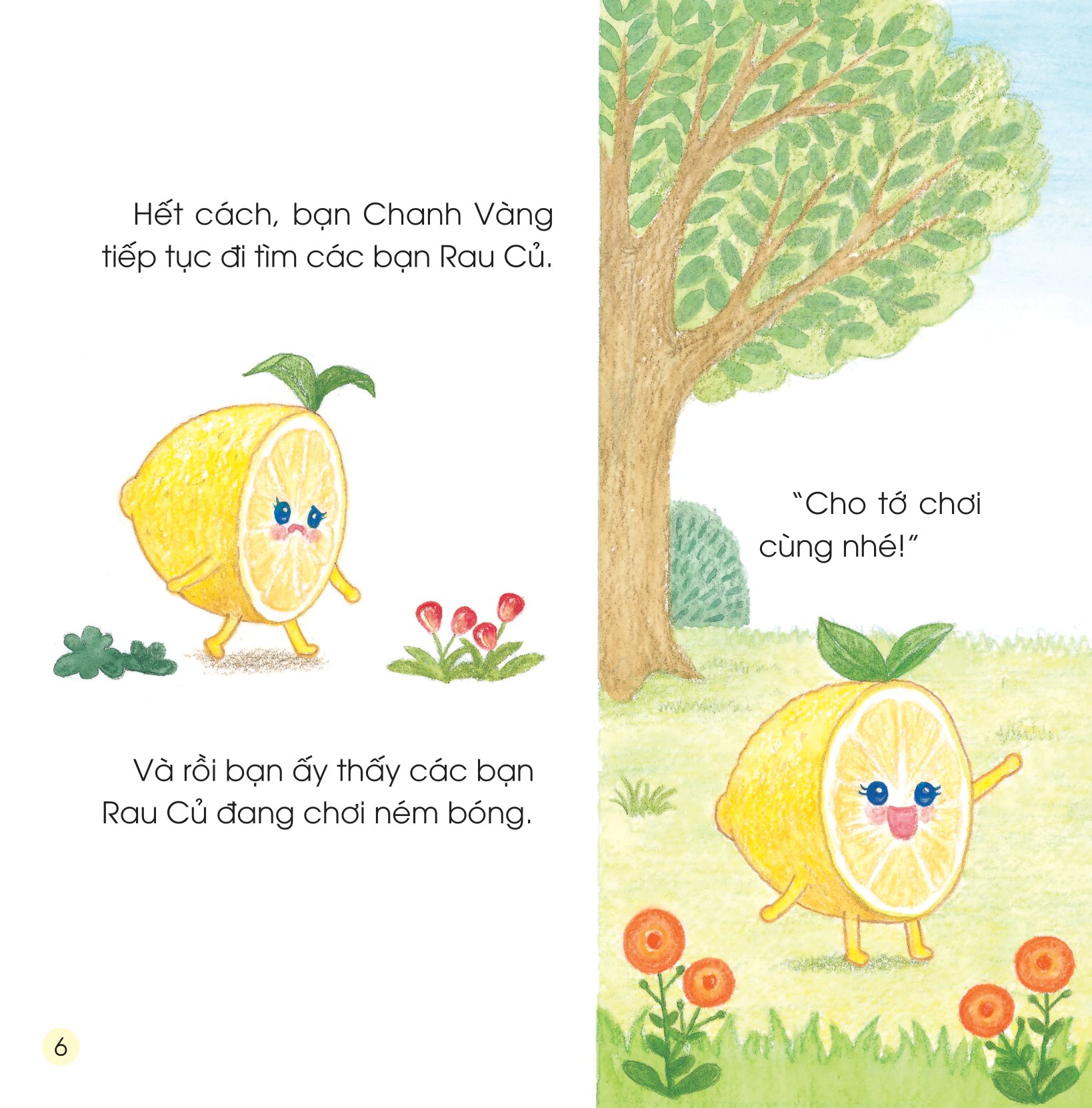 sách ehon - sức mạnh của những người bạn trái cây - hiệp sĩ chanh đánh bay mùi hôi