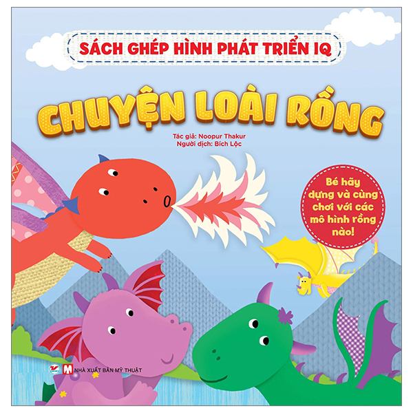 sách ghép hình phát triển iq - chuyện loài rồng