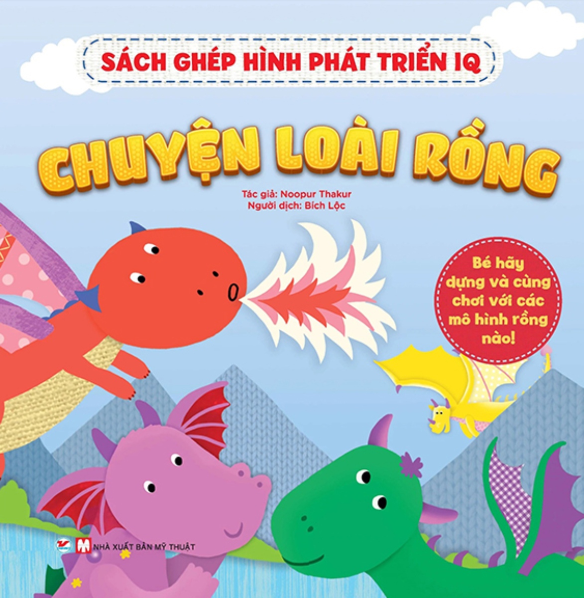 sách ghép hình phát triển iq - chuyện loài rồng