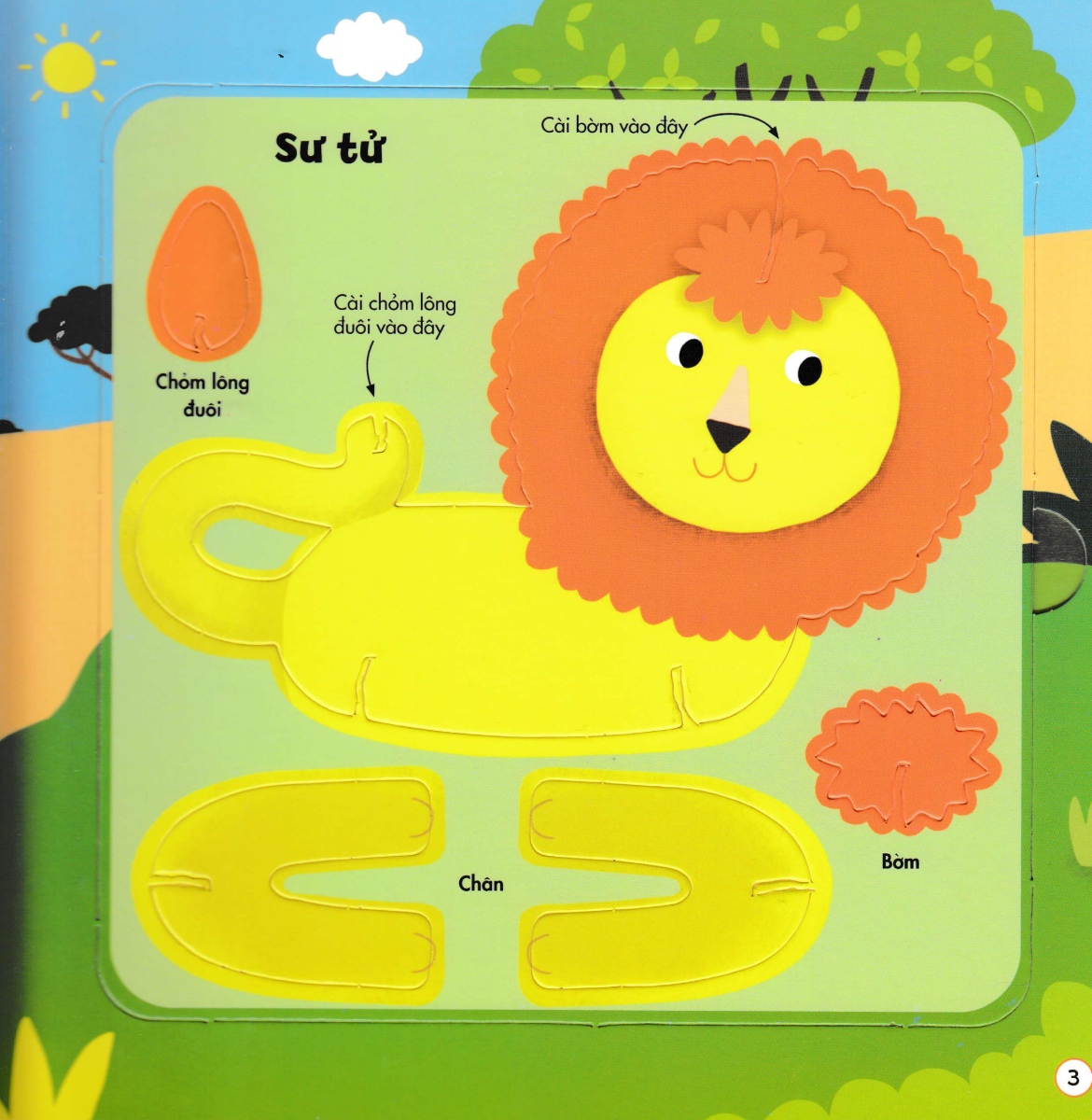 sách ghép hình phát triển iq - chuyện trong vườn thú