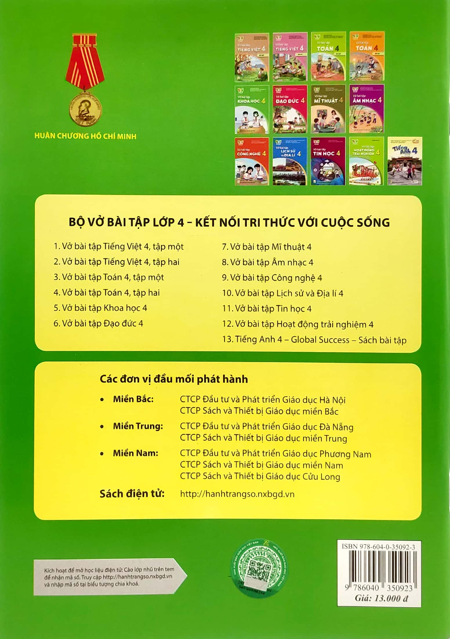 sách giáo khoa lớp 4 - kết nối - chương trình chuẩn (bài học + bài tập)