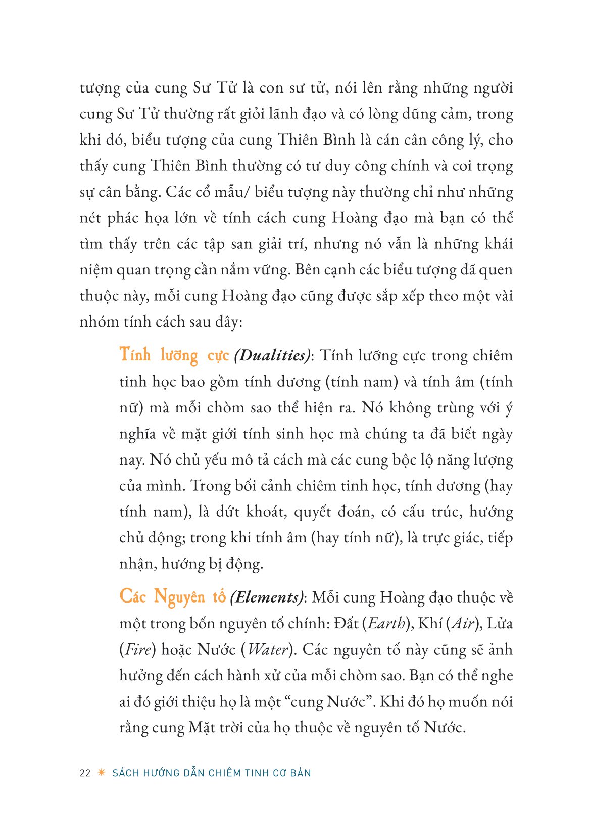 sách hướng dẫn chiêm tinh cơ bản